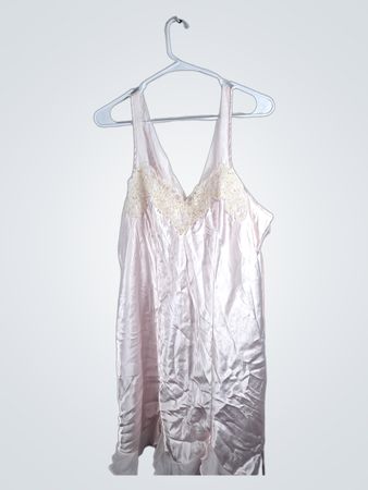 Unbranded Pink Satin Slip Dress