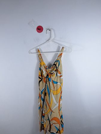 Multicolored Patterned Dress
