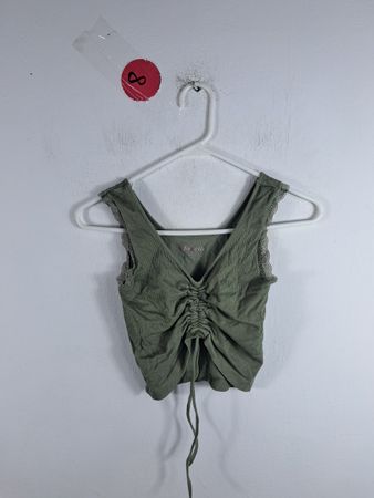 Suzette Green Sleeveless Top