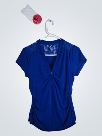 Heartsoul Blue Lace Top