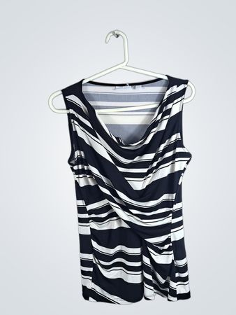 New York & Company Striped Dress