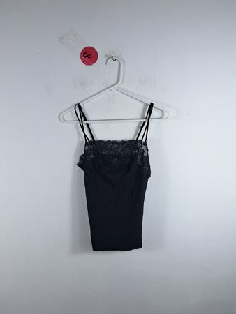 Ulla Johnson Black Lace Cami Top