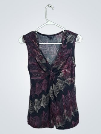 Banana Republic Geometric Print Sleeveless Top