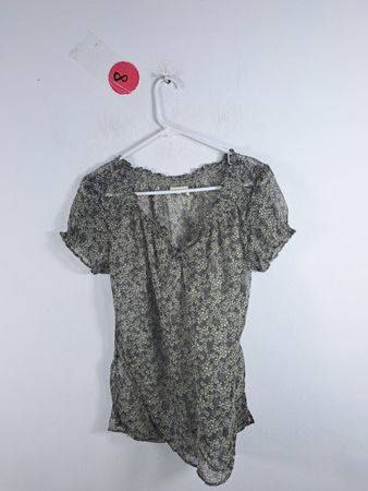 Blouse with Floral Pattern