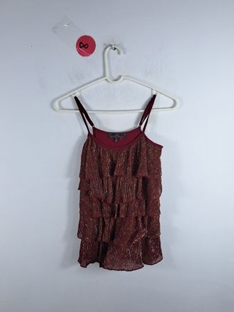 Almost Famous Red Ruffled Dress