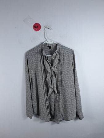 Ann Taylor Gray Blouse