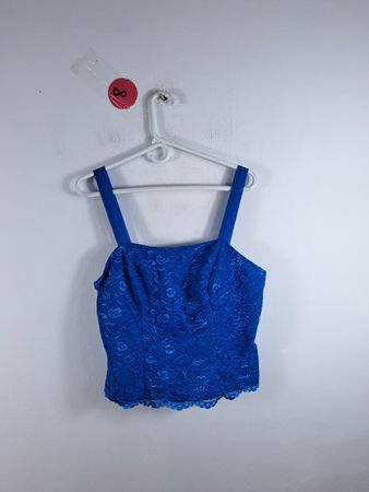 Blue Lace Top