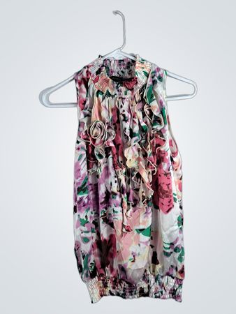 Floral Sleeveless Romper