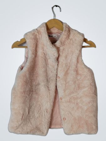 Pink Fuzzy Vest