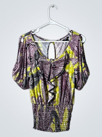 XOXO Paisley Patterned Top