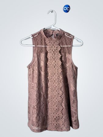cable & gauge Lace Top