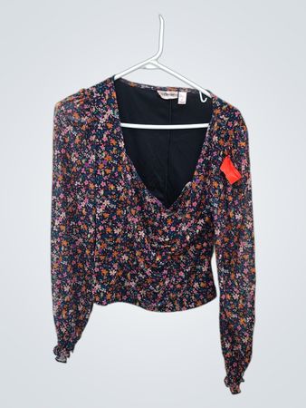 Willow Root Floral Long Sleeve Top