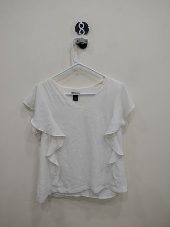 Ann Taylor Factory Ruffle Sleeve Blouse