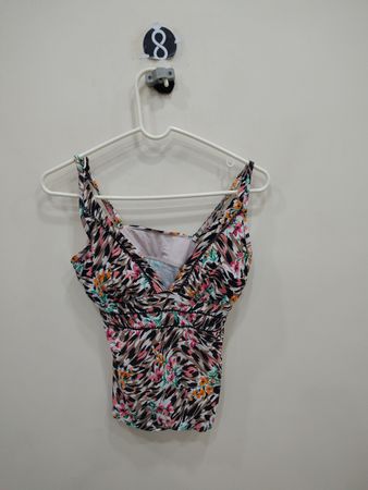 Floral Patterned Crop Top