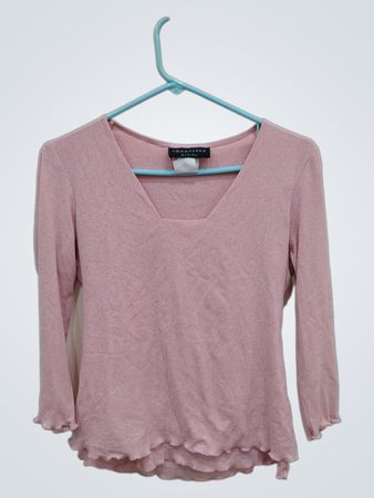 Pink Long-Sleeve Top