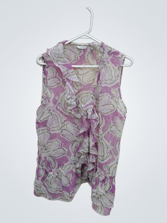 Pink Floral Blouse