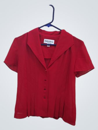 Danny & Nicole Red Blouse