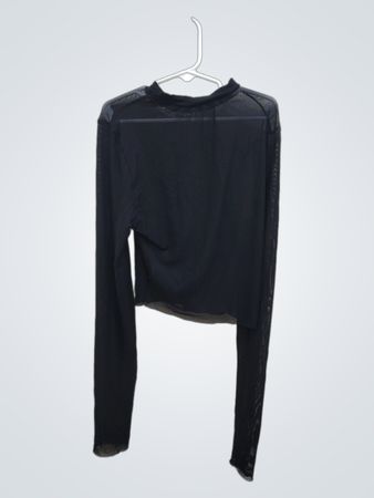 Black Long-Sleeve Top