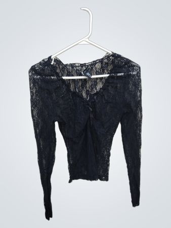 Kely Jules Black Lace Top