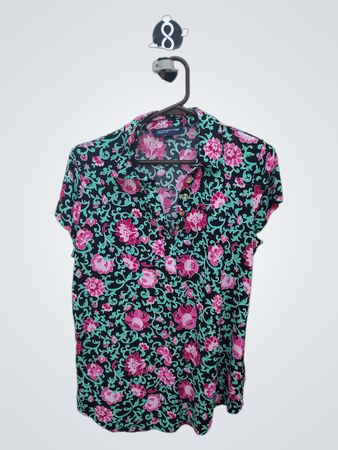 Jones New York Signature Floral Blouse