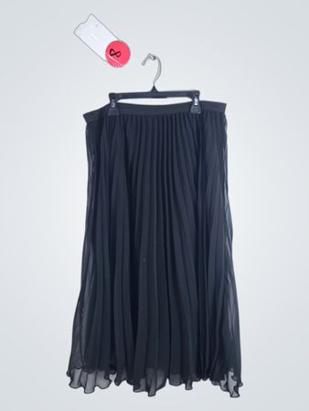 Black Pleated Skirt