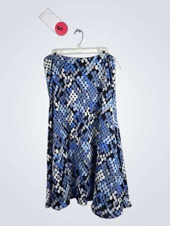 Blue Polka Dot Skirt