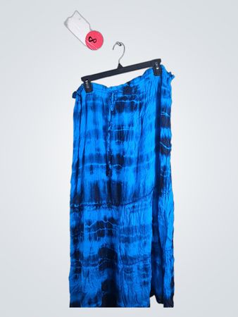 Blue Tie-Dye Pants
