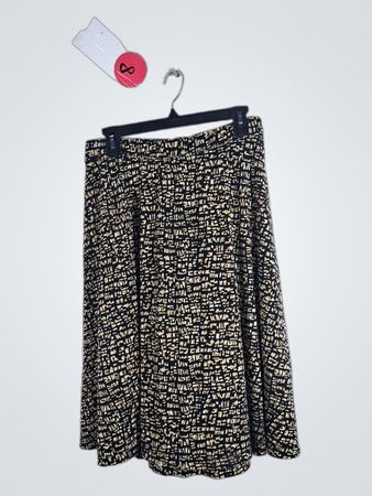 ASHLEY Geometric Print Skirt