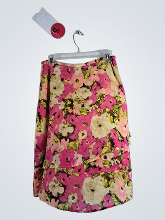Jaclyn Smith Floral Print Skirt