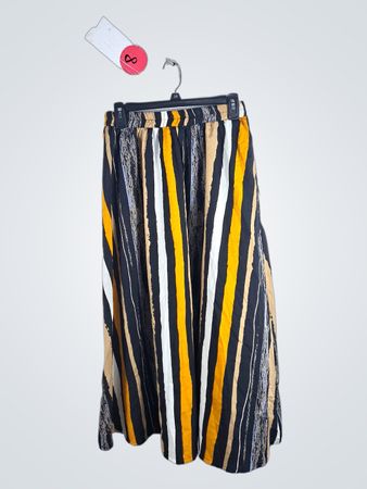 CPIO blush striped skirt