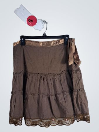Twenty One Tiered Mini Skirt