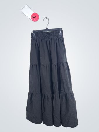 Black Tiered Skirt