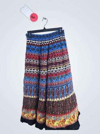 Multicolored Boho Skirt