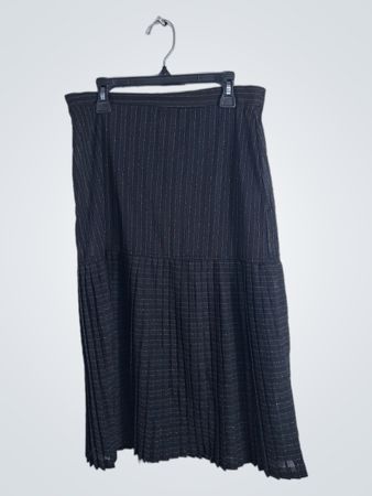 Black Pleated Skirt