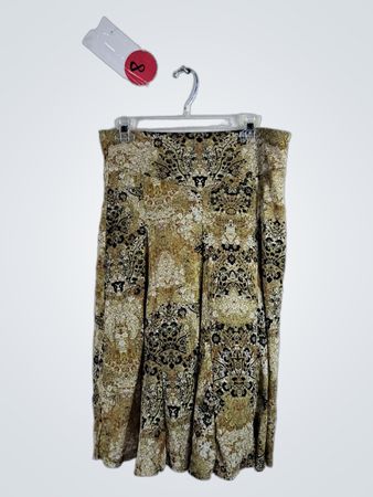 Emma James Printed Pleated Skirt