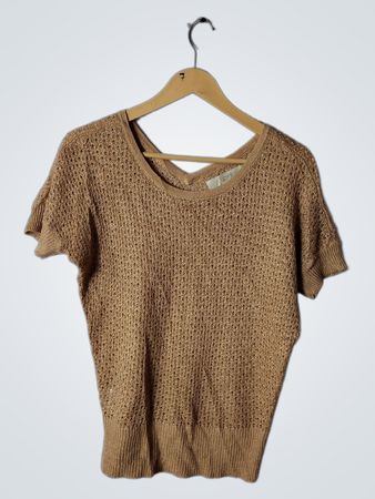 LOFT Beige Knit Top