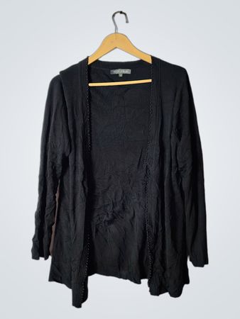 Addition Elle Women's Black Long-Sleeve Top
