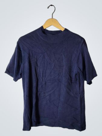 JANTZEN PETITE Navy Sweater