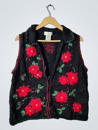 White Stag Floral Vest