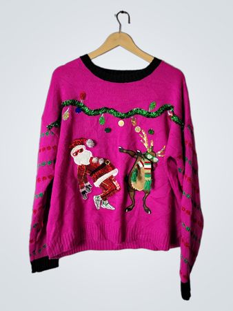 Pink Christmas Sweater