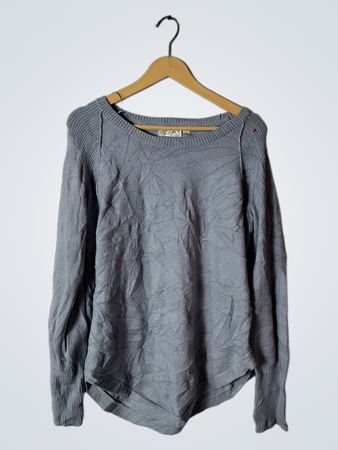 Gray Long-Sleeve Sweater