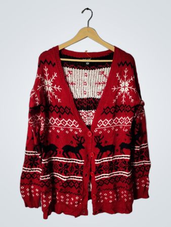 Wet Seal Red Christmas Sweater