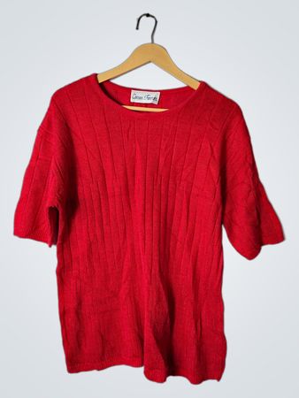 Red Knit Sweater