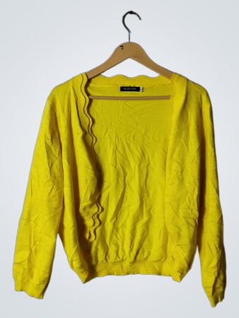 KOJOOIN Yellow Sweater