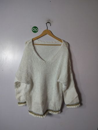 White Knit Sweater