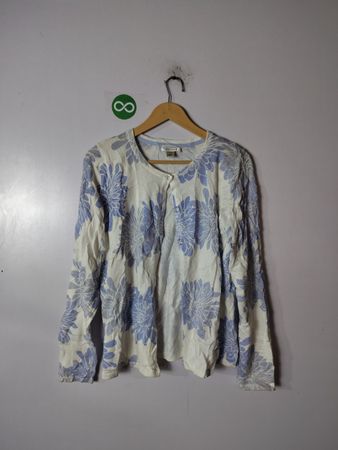 Christopher & Banks Floral Blouse