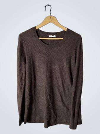Brown Long-Sleeve Sweater