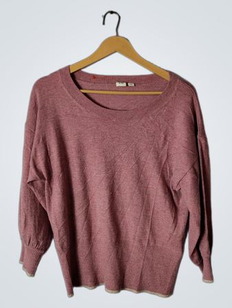Gap Mauve Crewneck Knit Sweater