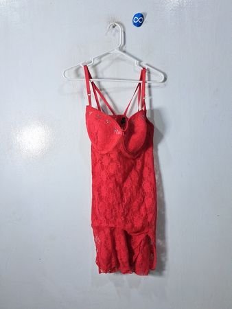 Red Lace Chemise