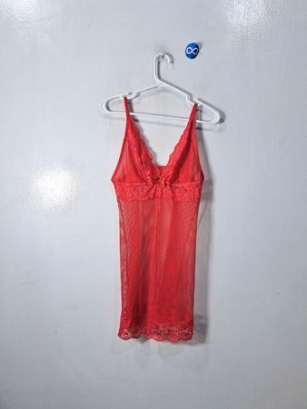Red Lace Chemise